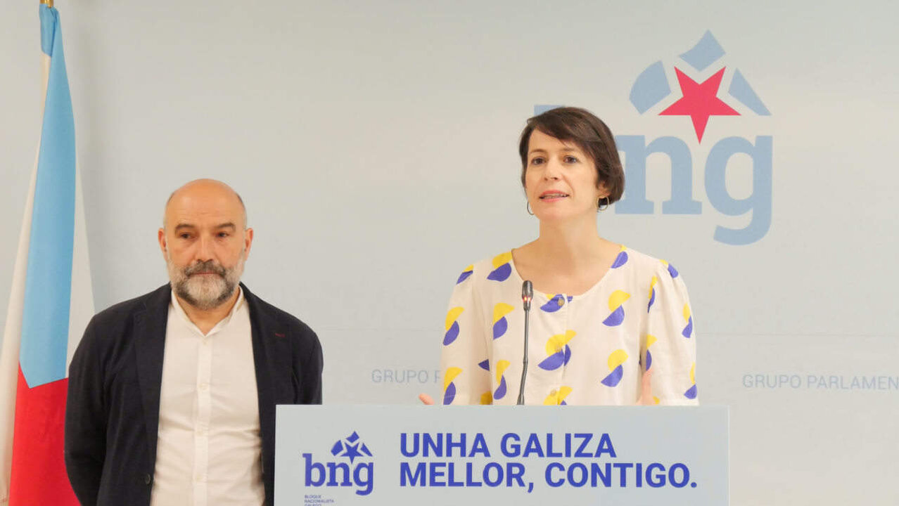 Néstor Rego e Ana Pontón